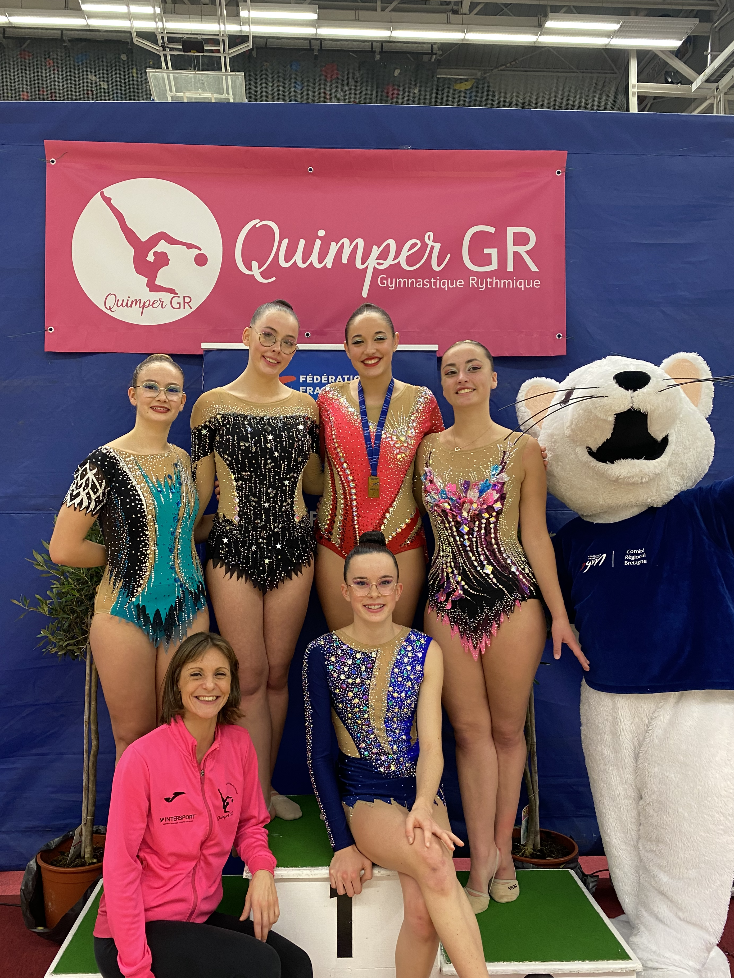 Résultats jour 1 championnat régional de Bretagne individuel GR